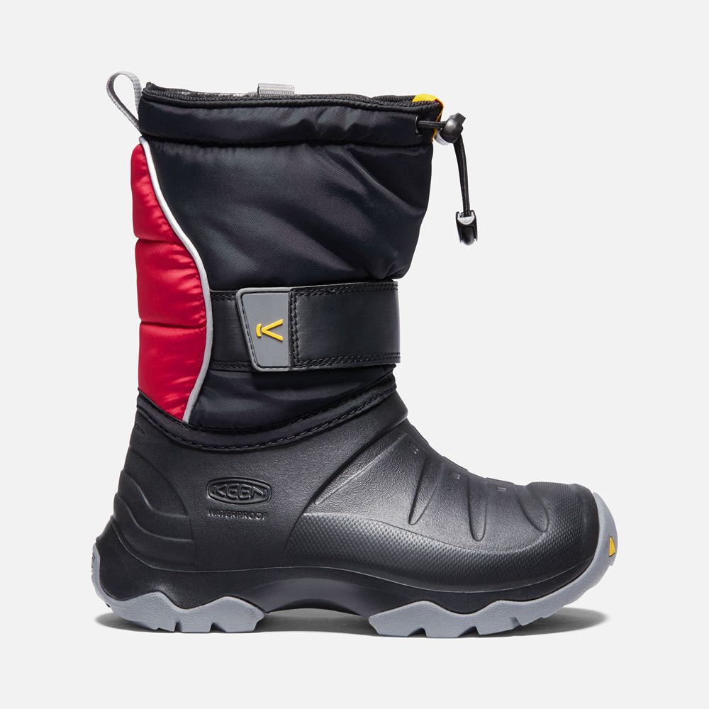 Bottes de Neige Keen Enfant Noir/Rouge | Lumi Ii Waterproof | FUPAD-5610